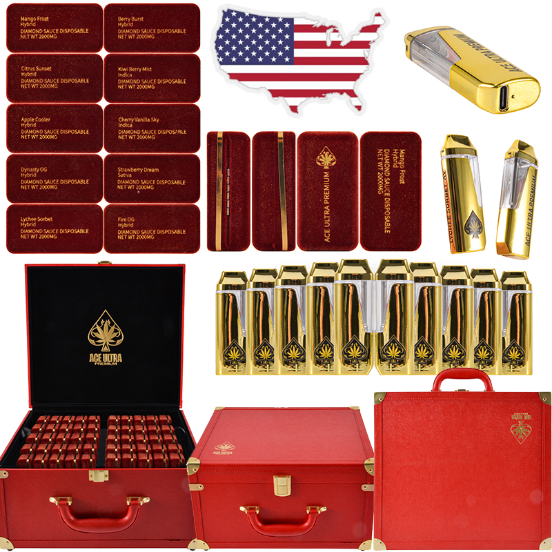 USA Warehouse Stock Ace Ultra 2g disposable love edition 