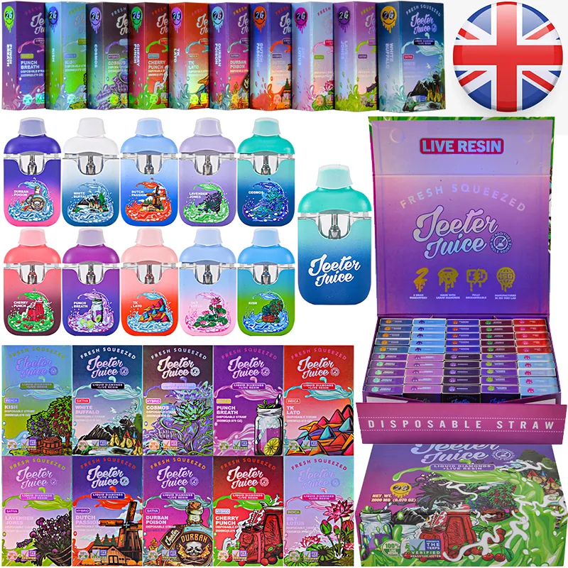UK Warehouse Jeeter Juice 2 Gram Disposable Vape Empty Device Pods Type C