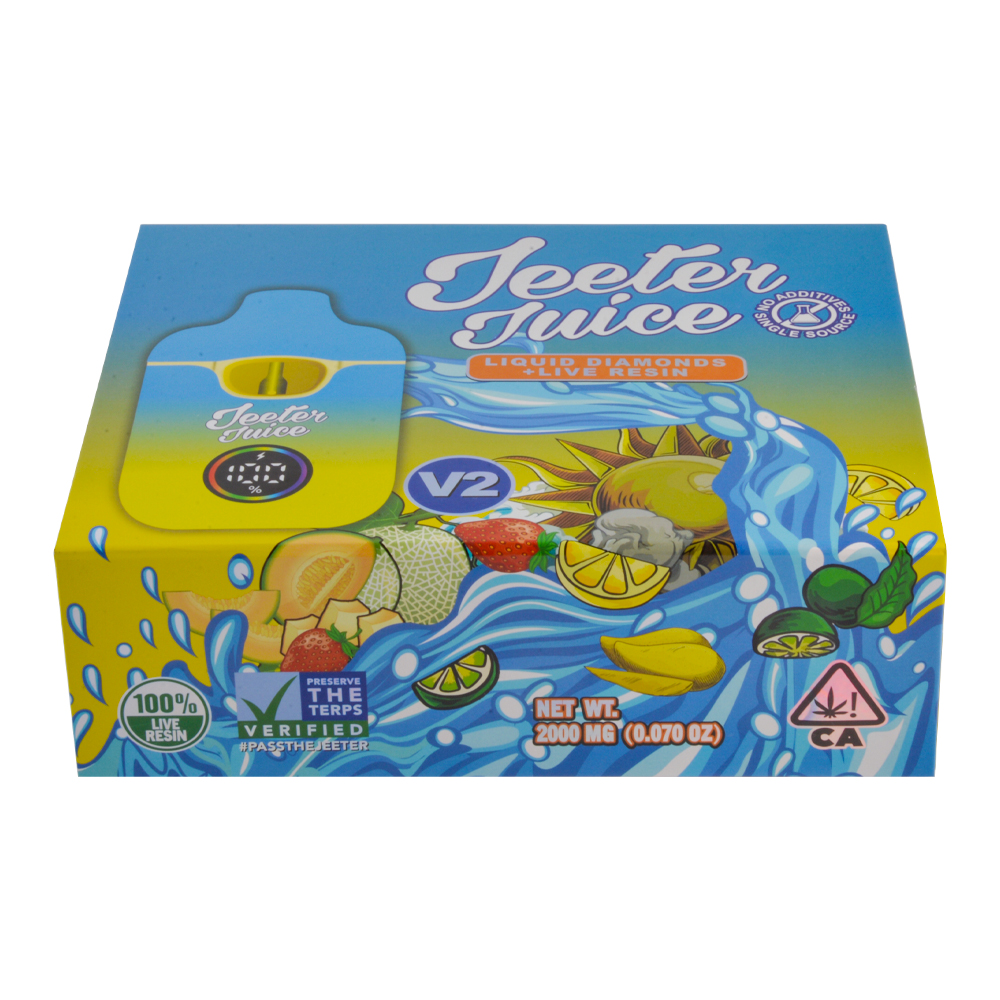USA Warehouse Jeeter Juice V2 2 Gram LED Screen Disposable Vape