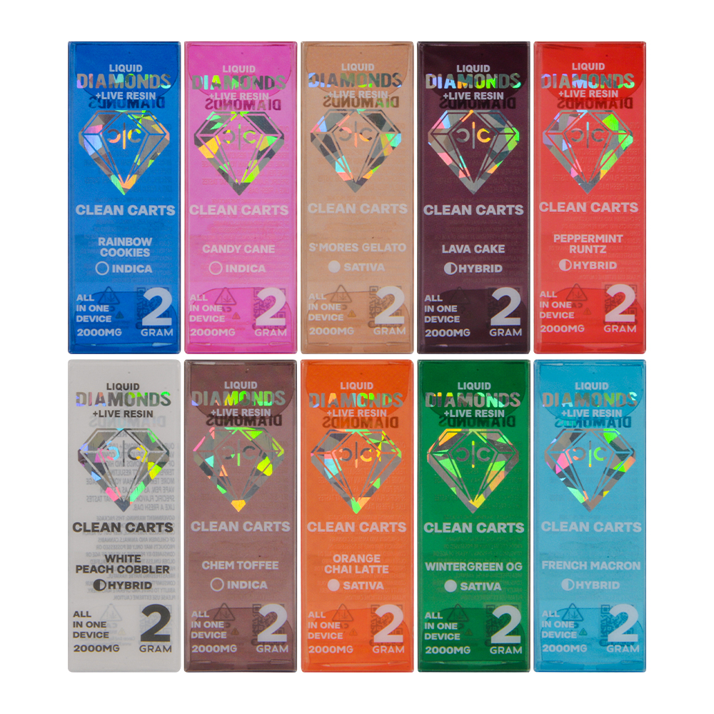 Clean Carts 2g Disposable Vape Wholesale Empty Device Pods Rechargeable