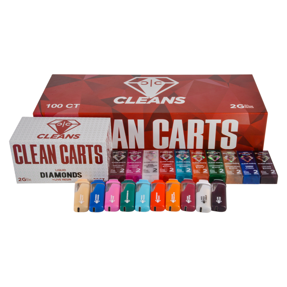 Clean Carts 2g Disposable Vape Wholesale Empty Device Pods Rechargeable