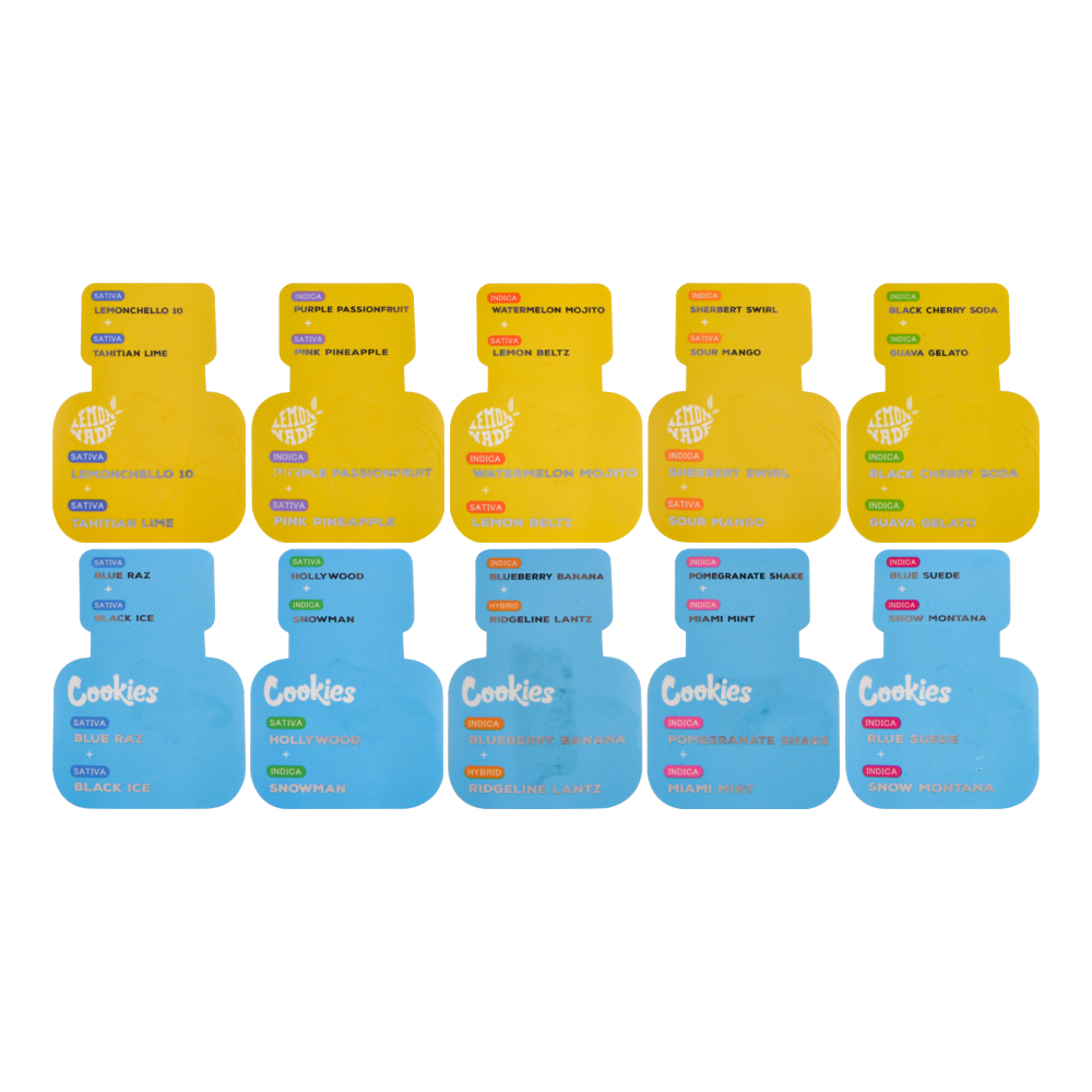 Cookies&Lemonade1ML+1ML Dual Chamber Dispo 2g USA Vape 