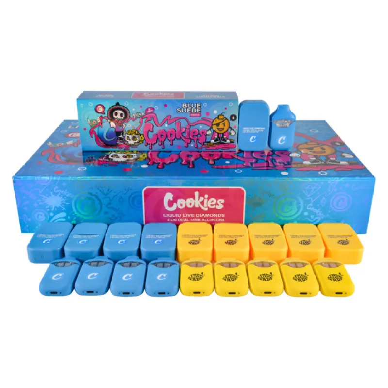 Cookies&Lemonade1ML+1ML Dual Chamber Dispo 2g Empty Disposable Vape 