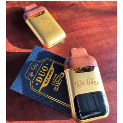 2g Big Chief Dispo Vape With Screen Disposable Dual Tank 1ml+1ml Wholesale 01
