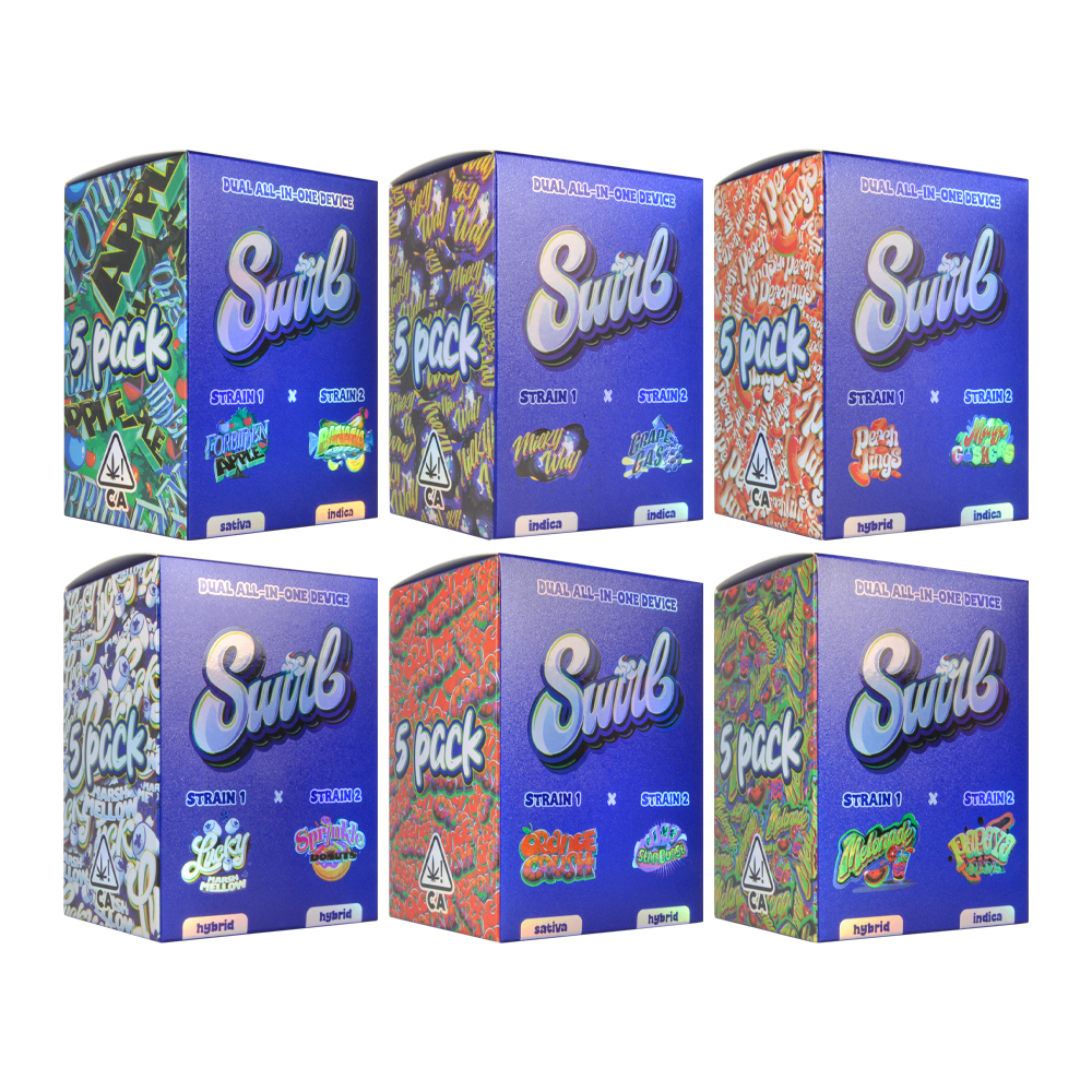 Swirl Switch 2g Disposable Vape With Screen Dual Chamber Vaporizers