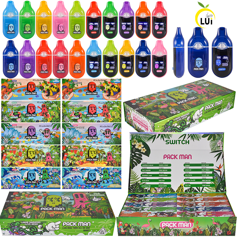 Packman V6 Summer 2g Disposable Dual Tank 2ML Vaporizers Dispo Wholesale