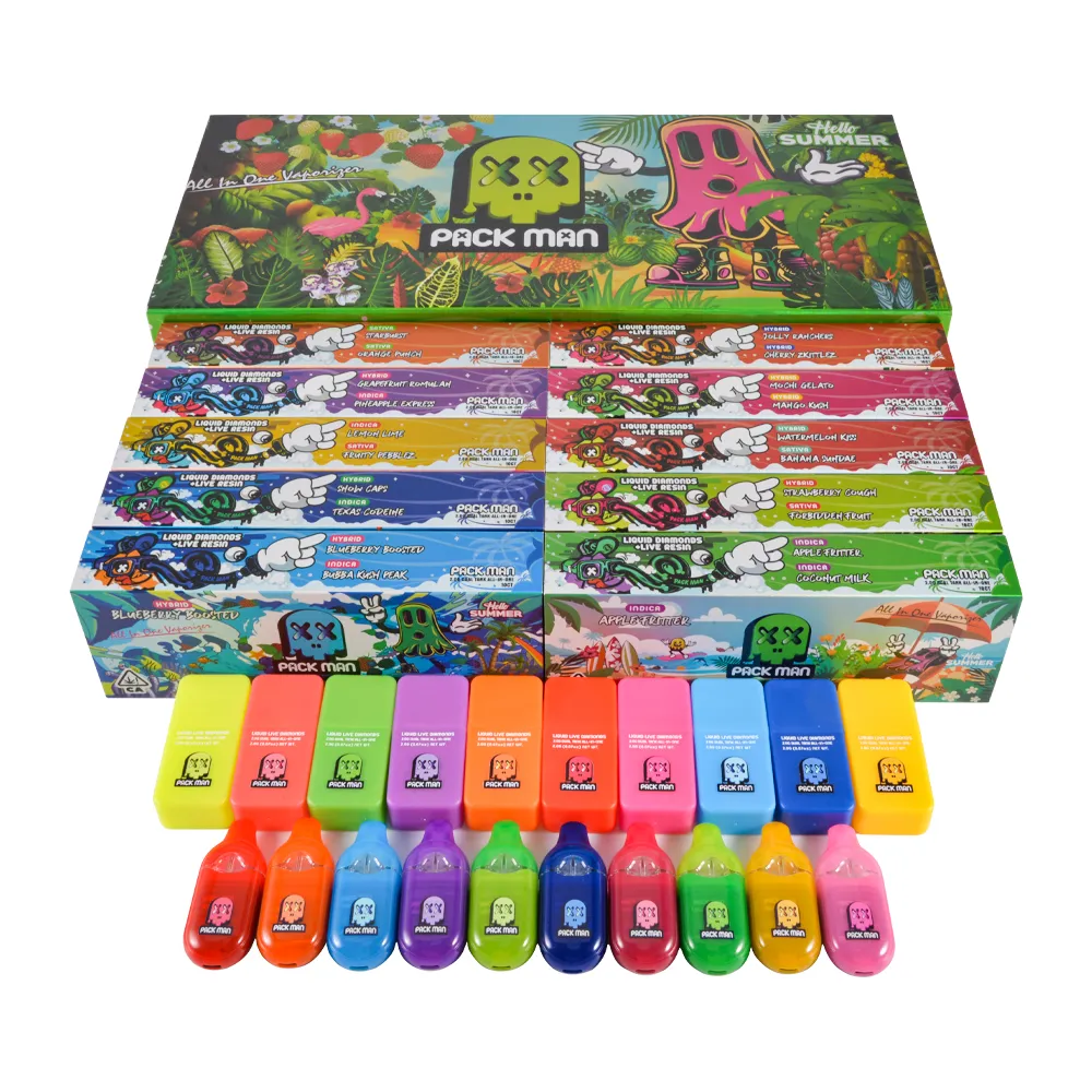 Italy Warehouse Packman Summer Dual Chamer Disposable 2ML Dispo Vape Wholesale
