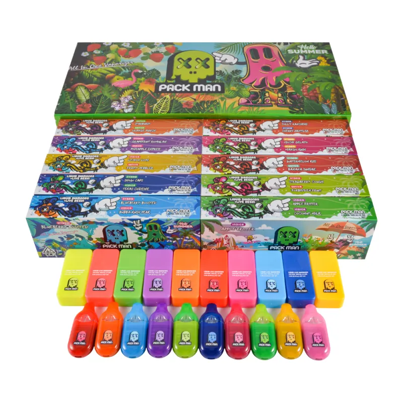 Italy Warehouse Packman Summer Dual Chamer Disposable 2ML Dispo Vape Wholesale