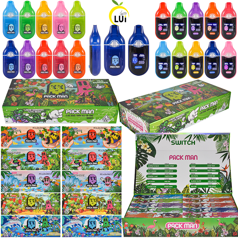 Italy Warehouse Packman Summer Dual Chamer Disposable 2ML Dispo Vape Wholesale