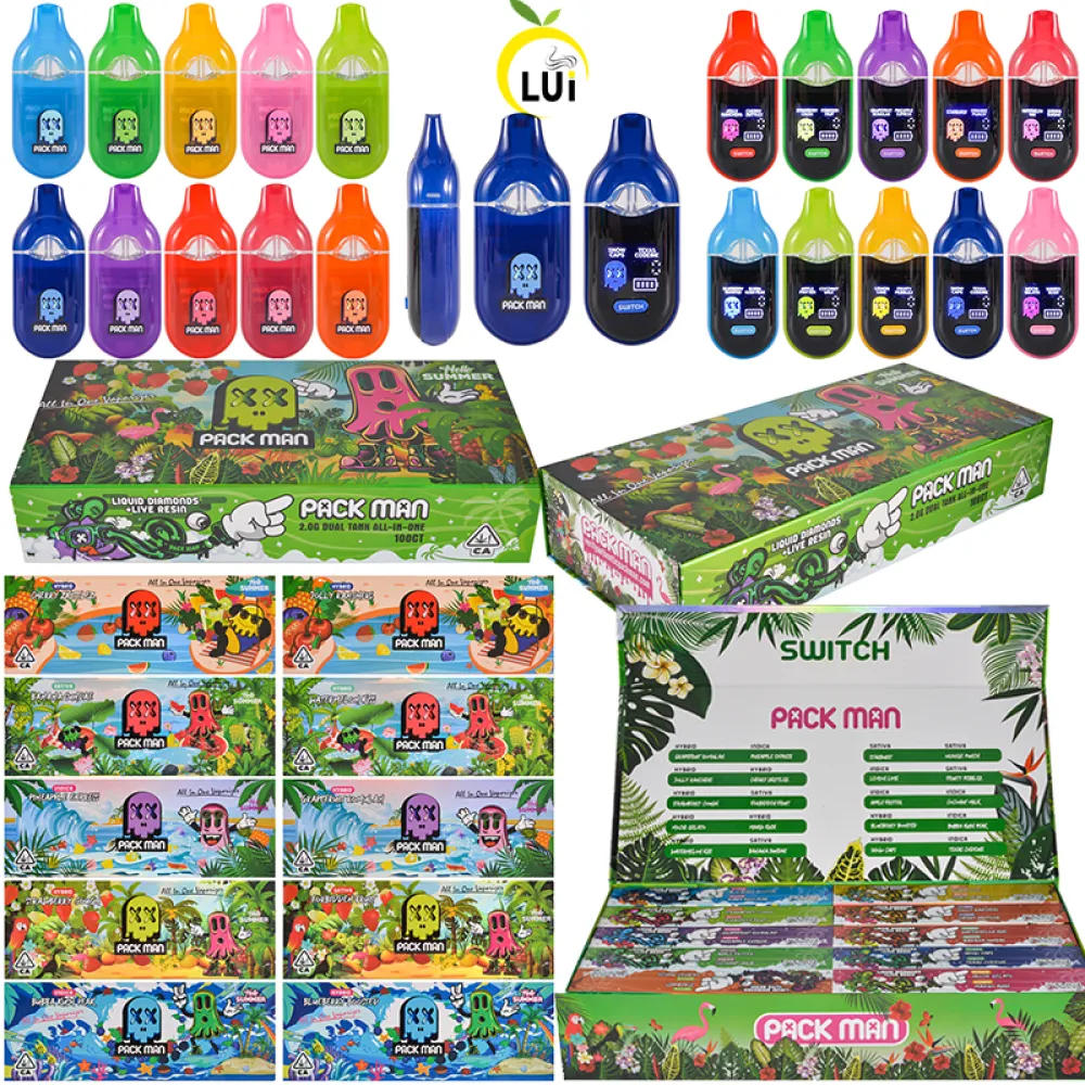 Italy Warehouse Packman Summer Dual Chamer Disposable 2ML Dispo Vape Wholesale