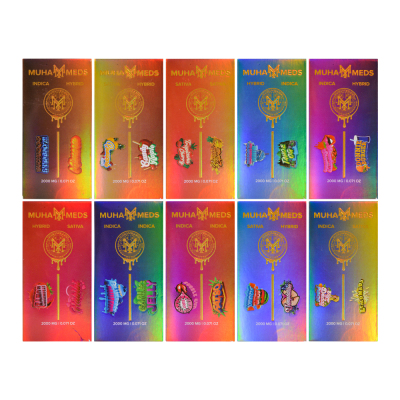 Muha Meds Dual Chamber 1ML+1ML Disposable Vape With LED Screen DIspo Wholesale 02