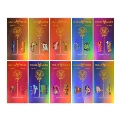 Muha Meds Dual Chamber 1ML+1ML Disposable Vape With LED Screen DIspo Wholesale 02