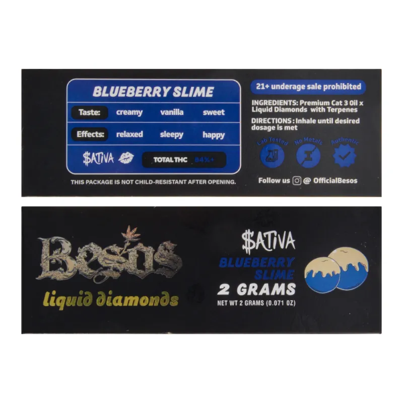 Besos 2g Golden Disposable Vape in USA Warehouse 500pcs/lot Device Pods