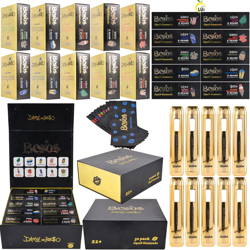 Besos Golden Disposable Vape 2ML Device Pods Empty Golden Vape Pen