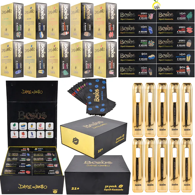 Besos Golden Disposable Vape 2ML Device Pods Empty Golden Vape Pen