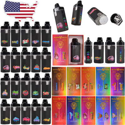 USA Warehouse Muha Meds Dual Chamber 1g+1g Digital Screen Dispo Wholesale 500pcs/lot 01