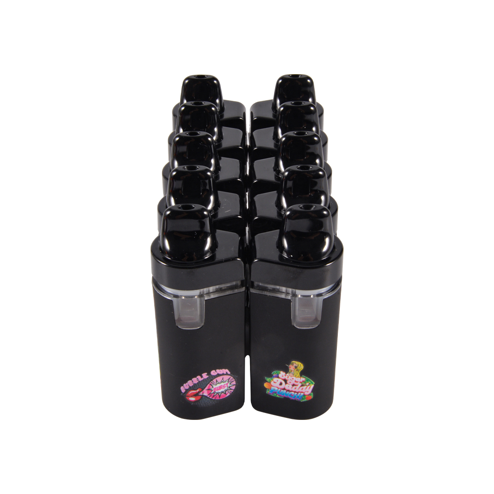 USA Warehouse Muha Meds Dual Chamber 1g+1g Digital Screen Dispo Wholesale 500pcs/lot