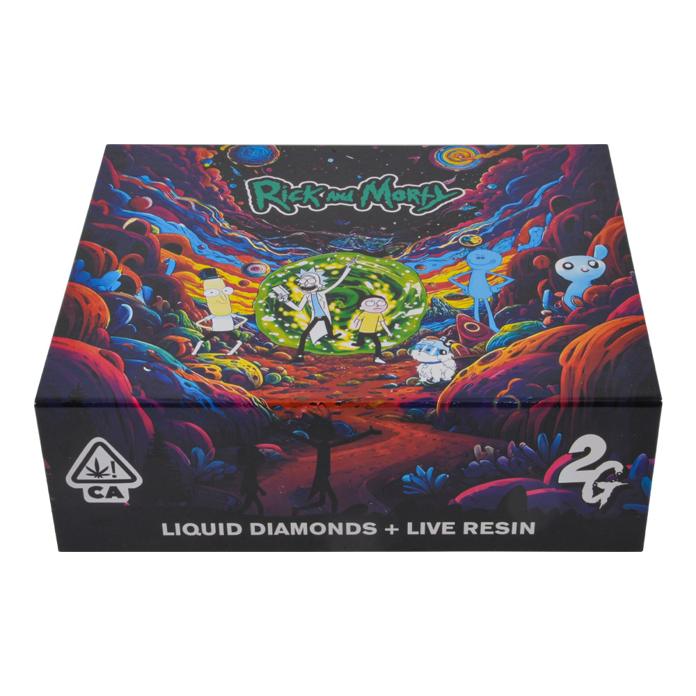 Rick And Morty 2g Dual Chamber Disposable Wholesale Digital Screen Vapes