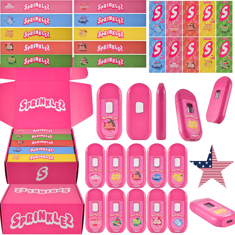 Sprinklez Disposable 2g USA warehouse Emty Device Pods 500pcs/lot