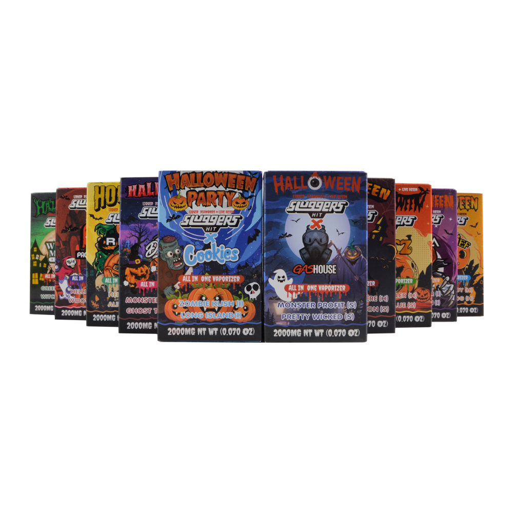 US Stock Sluggers Halloween Dual Chamber 2g Disposable With Digital Screen