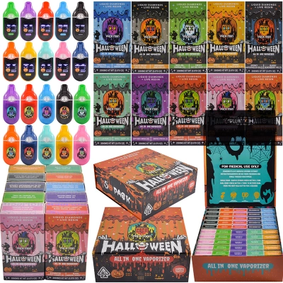 Packman Dual Chamber Halloween Dispo Vape Empty Disposable Wholesale 01
