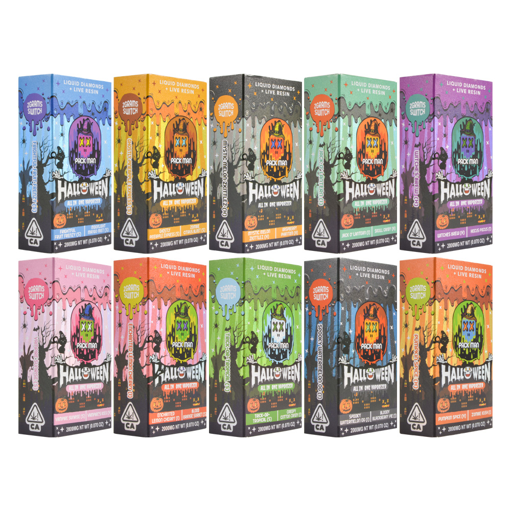 Packman Dual Chamber Halloween Dispo Vape Empty Disposable Wholesale