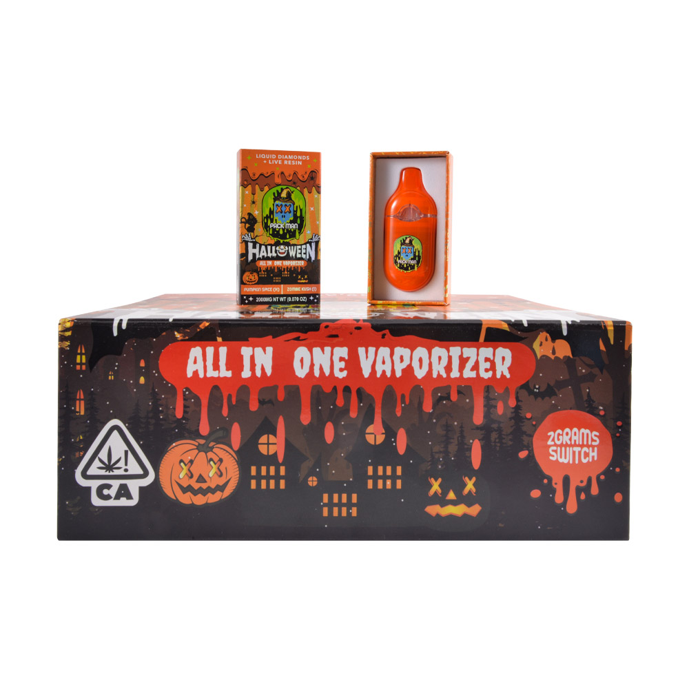 Packman Dual Chamber Halloween Dispo Vape Empty Disposable Wholesale