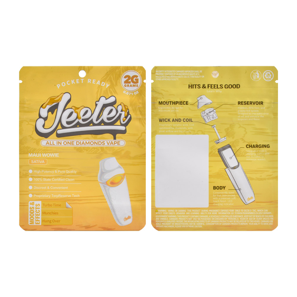 Jeeter Juice 2g Premium All in one white and black dispo empty Device Pods