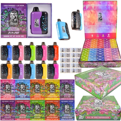 Tyson Punch 2ml Disposable Vape With Digital Screen Empty Vaporizers 01