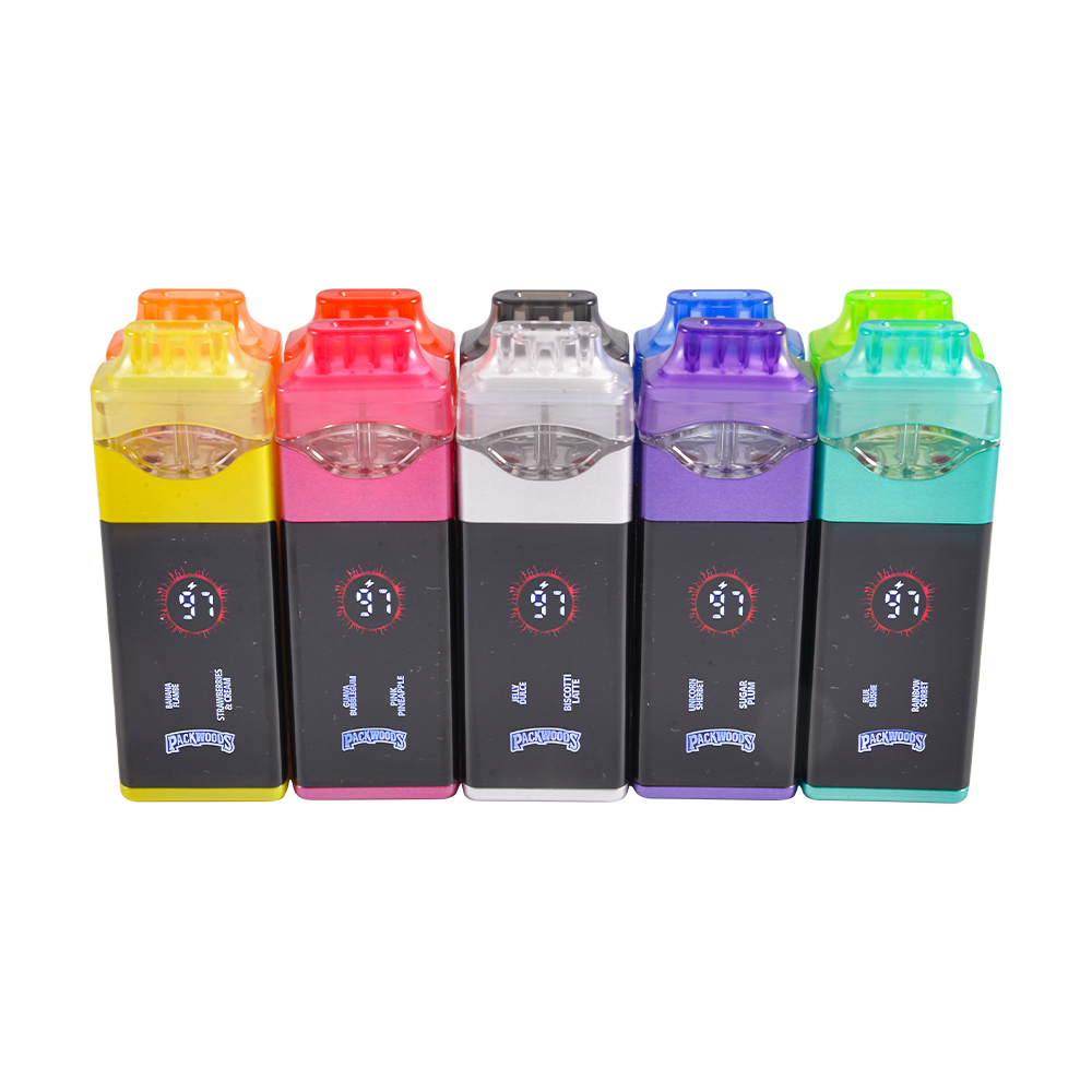 US Stock Packwoods 1g+1g Disposable Vape Wholesale in Bulk Screen Dispo