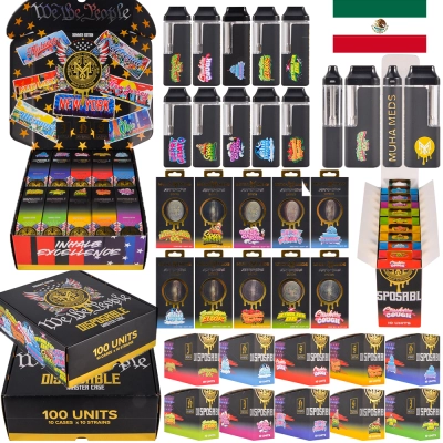 Mexico Warehouse Muha Meds We the people 2ml Empty Vape Dispo Wholesale 01