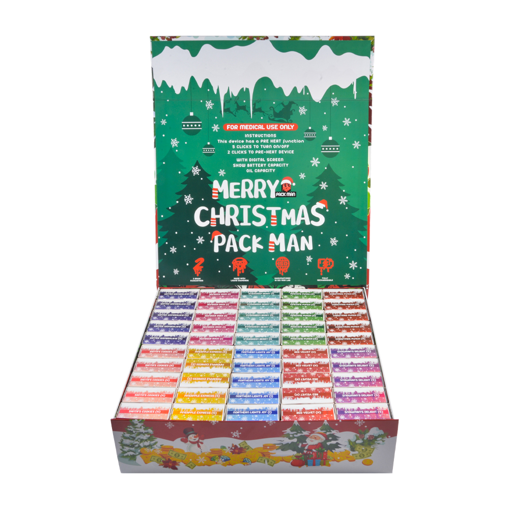 Poland Stock Packman Chritsmas Dispo Vape With Pulse Screen 