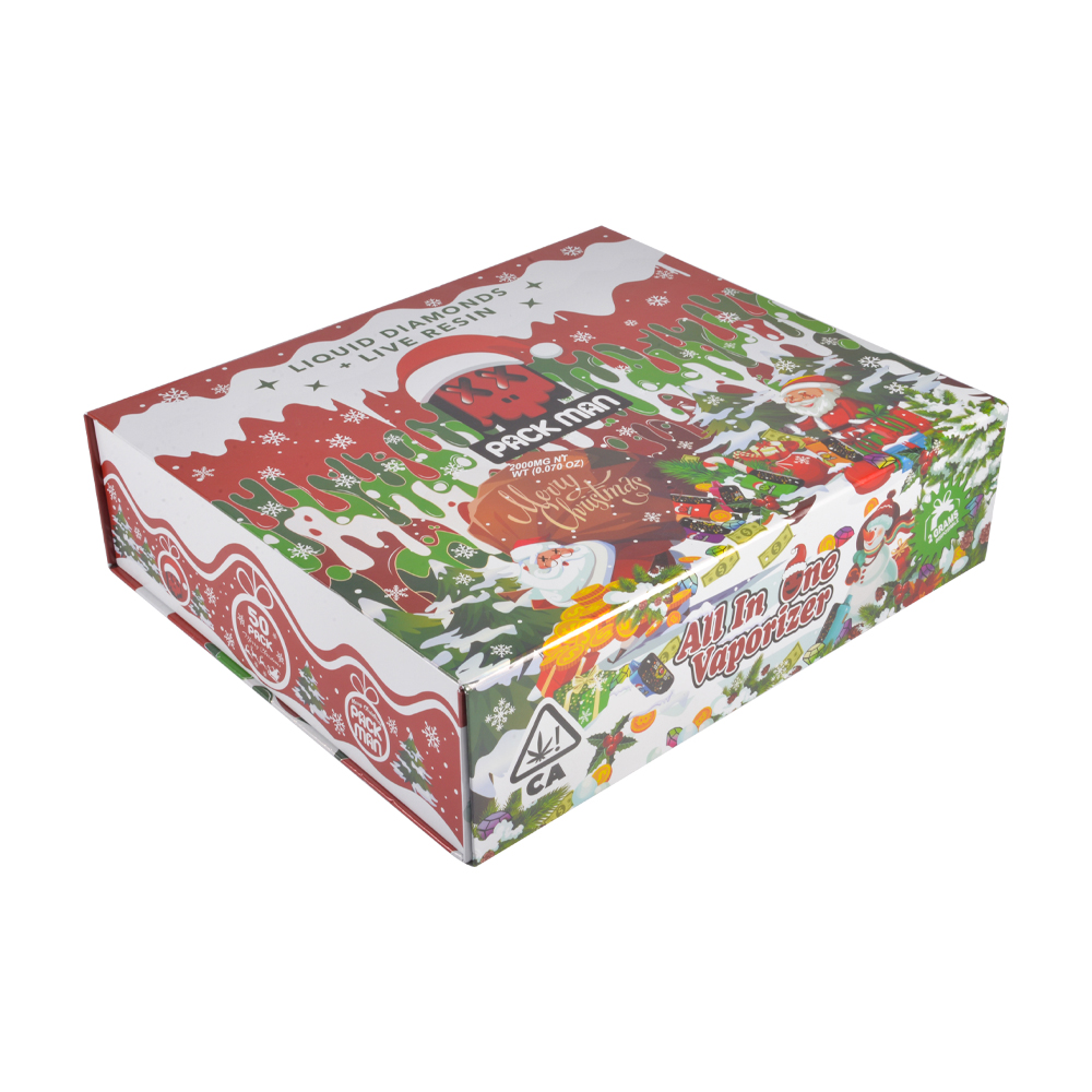 Poland Stock Packman Chritsmas Dispo Vape With Pulse Screen 