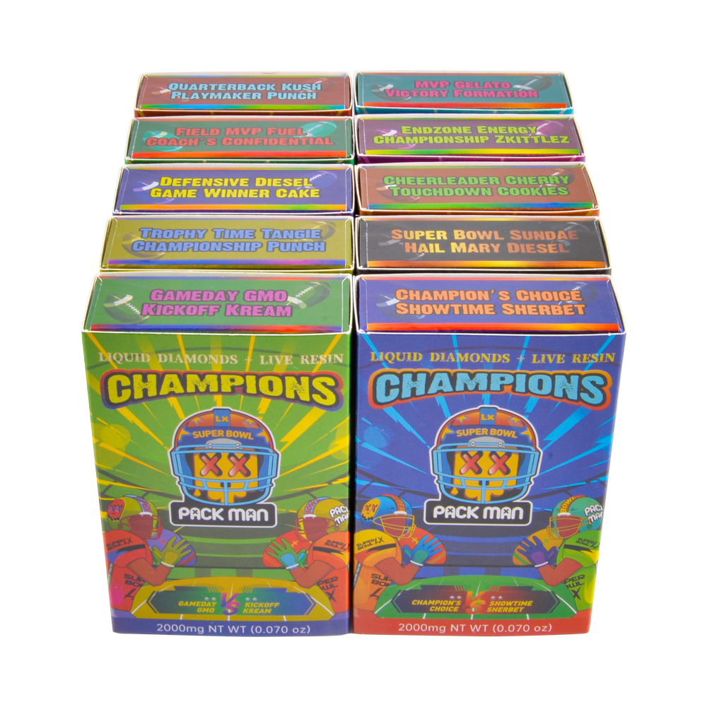 Packman x NFL Dual Chamber Disposable 1ml+1ml Empty Vape Wholesale