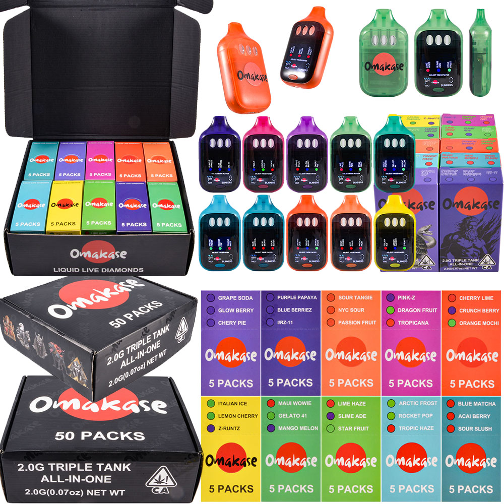 Omakase 2g Disposable Triple Tanks Empty Vape Pen Wholesale Vaporizers