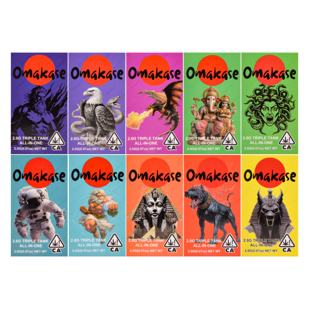 Omakase 2g Disposable Triple Tanks Empty Vape Pen Wholesale Vaporizers