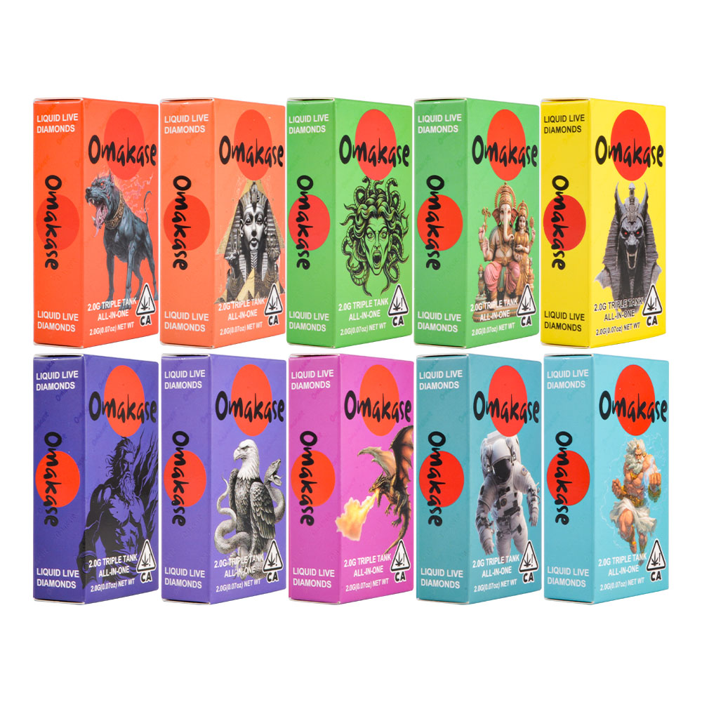 Omakase 2g Disposable Triple Tanks Empty Vape Pen Wholesale Vaporizers