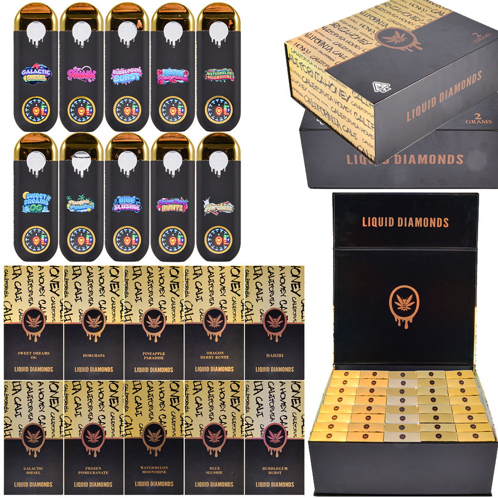 California Honey 2ml Disposable Vape With LED Screen Empty Devices