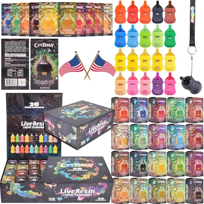 Crybaby 2g Baby Bottle Disposable USA Warehouse Empty Devices 01