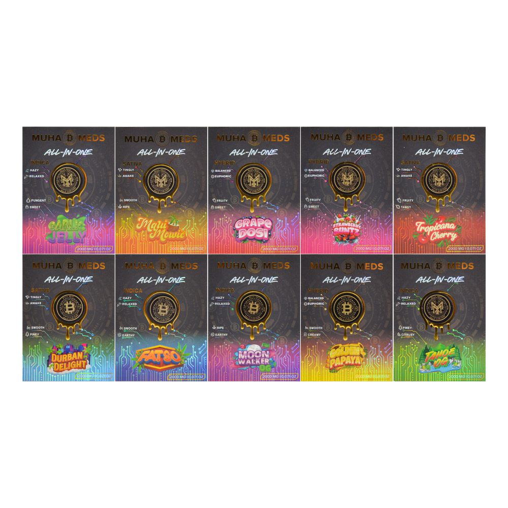 Muha Meds X BTC Bitcoin Disposable Vape 2ml Empty Devices 