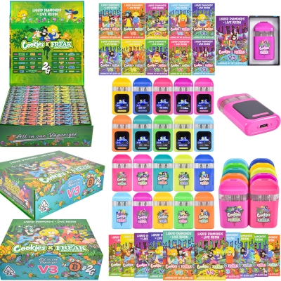 Cookies x the freak brothers V3 Disposable 2ml Vape Empty With LED Screen 01