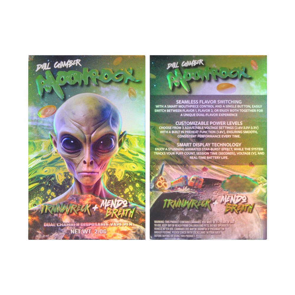 dr Zodiak Moonrock 2g Disposable Dual Chamber Empty Dispos Wholesale