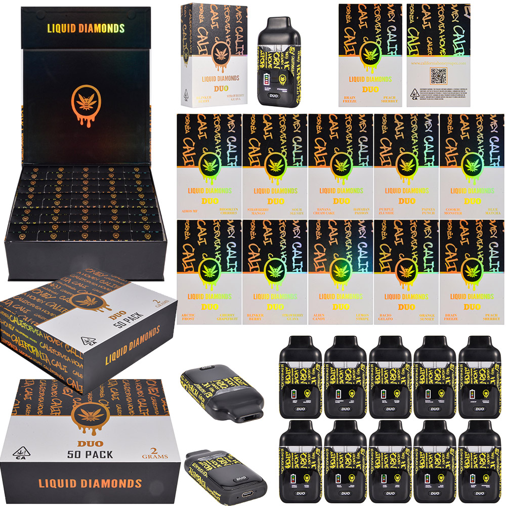 California Honey 2ml Dual Chamber Disposable Vape With LED Screen