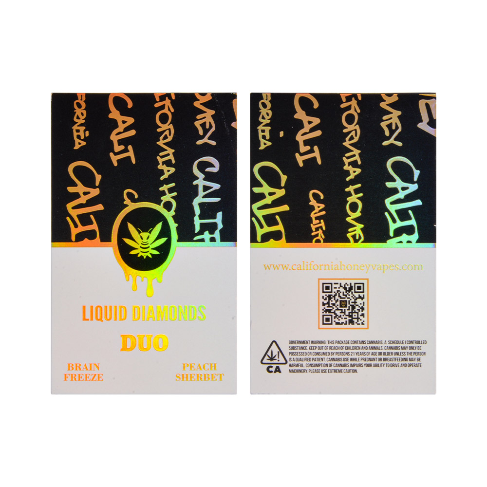 USA Warehouse Stock California Honey 1ml+1ml Dual Chamber Disposable