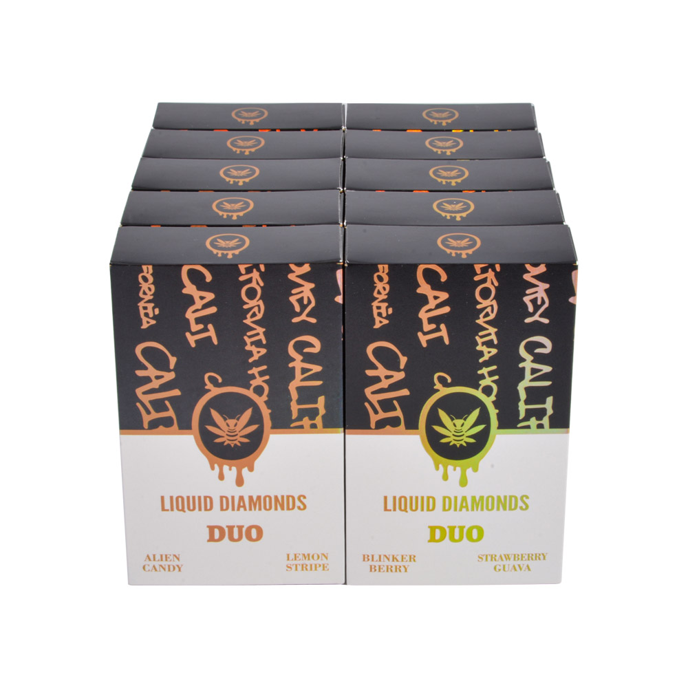 USA Warehouse Stock California Honey 1ml+1ml Dual Chamber Disposable