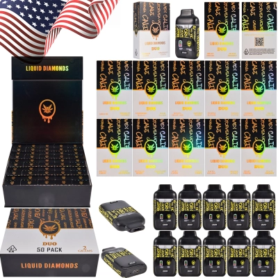 USA Warehouse Stock California Honey 1ml+1ml Dual Chamber Disposable 01