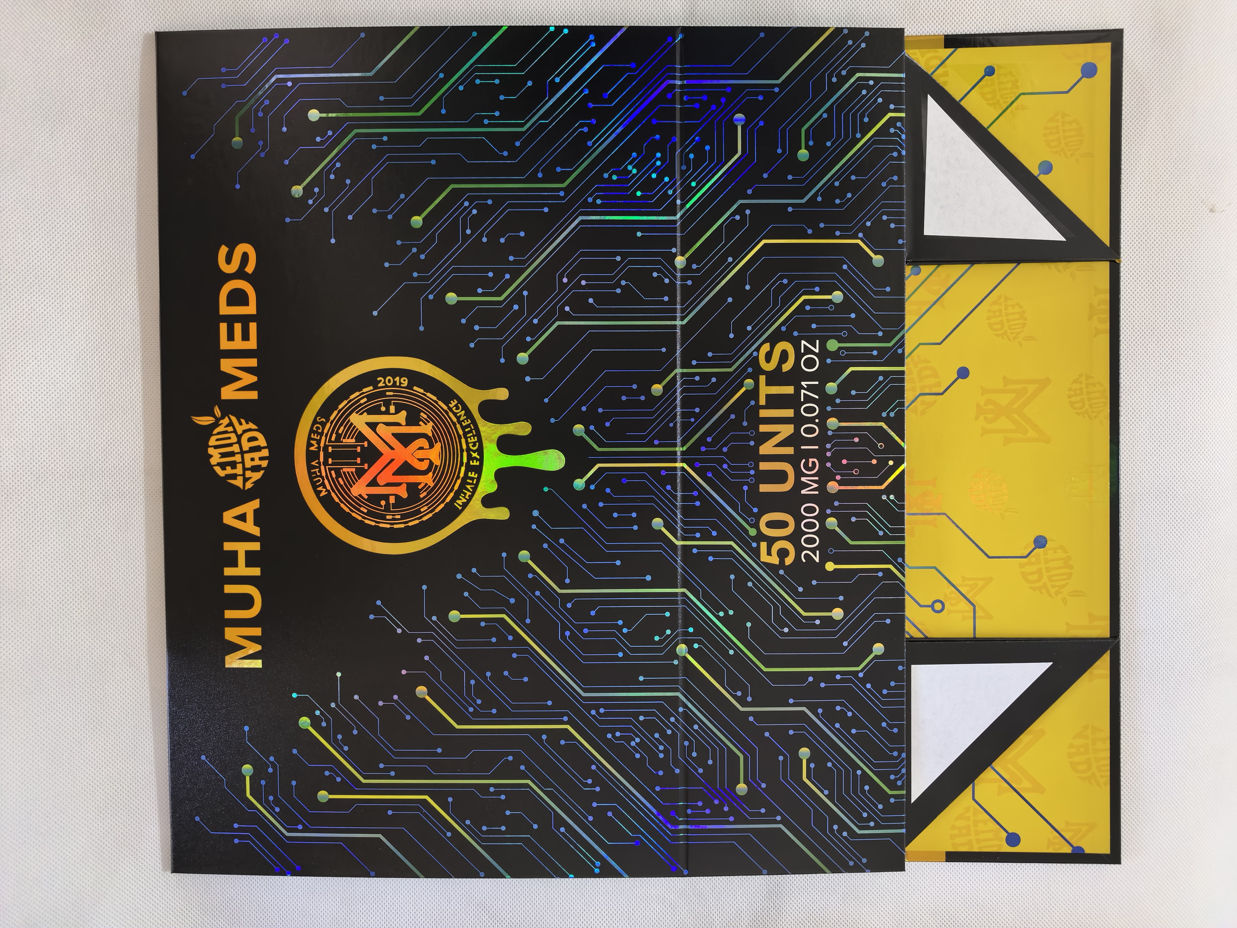 Muha Meds X Lemonade Round Shape Vape 2ml Dispo Empty Devices