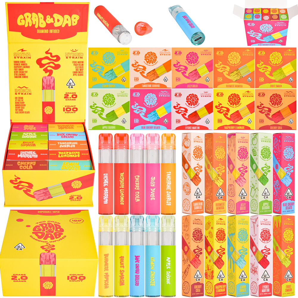 Grab And Dab V3 2ML Disposable Vape Postless Empty Pen Devices