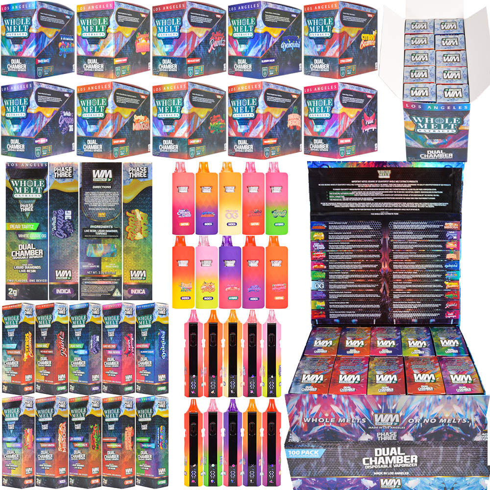 Wholemelt v8 1ml+1ml Disposable Dual Chamber Empty Disposable Vape