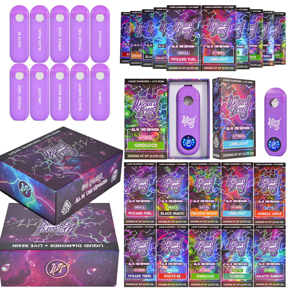 Wizard Trees 2ml Disposable Vape With Round Digital Screen